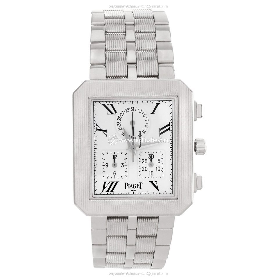 Piaget Mens watch Unisex Quartz White gold 14254 M601D