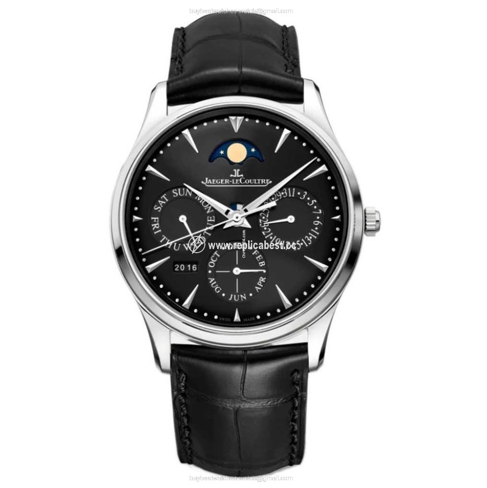 Jaeger-LeCoultre Master Ultra Thin Perpetual Mens watch Unisex Automatic Steel 1308470