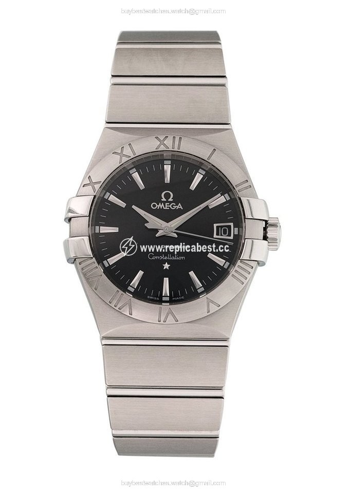 Omega Constellation Quartz Mens watch Unisex Quartz Steel 123.10.35.60.01.001