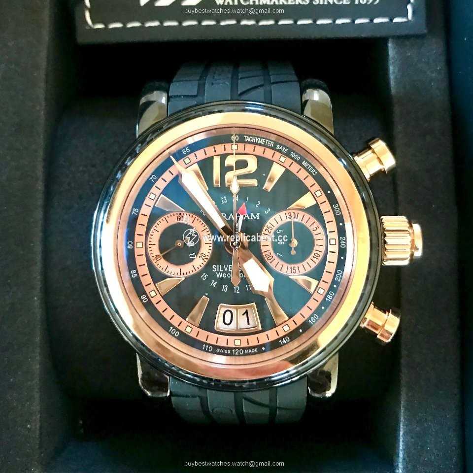 Graham Silverstone Mens watch Unisex Automatic Gold Steel 2GSIUBR.B07A.K07B