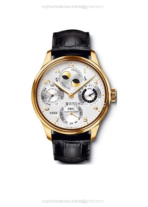 IWC Portuguese Perpetual Calendar Mens watch Unisex Automatic Yellow gold IW502107