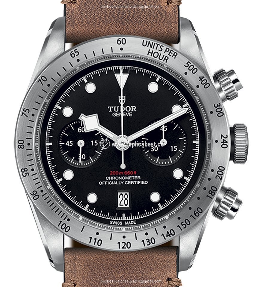 Tudor Black Bay Chrono Mens watch Unisex Automatic Steel M79350-0002