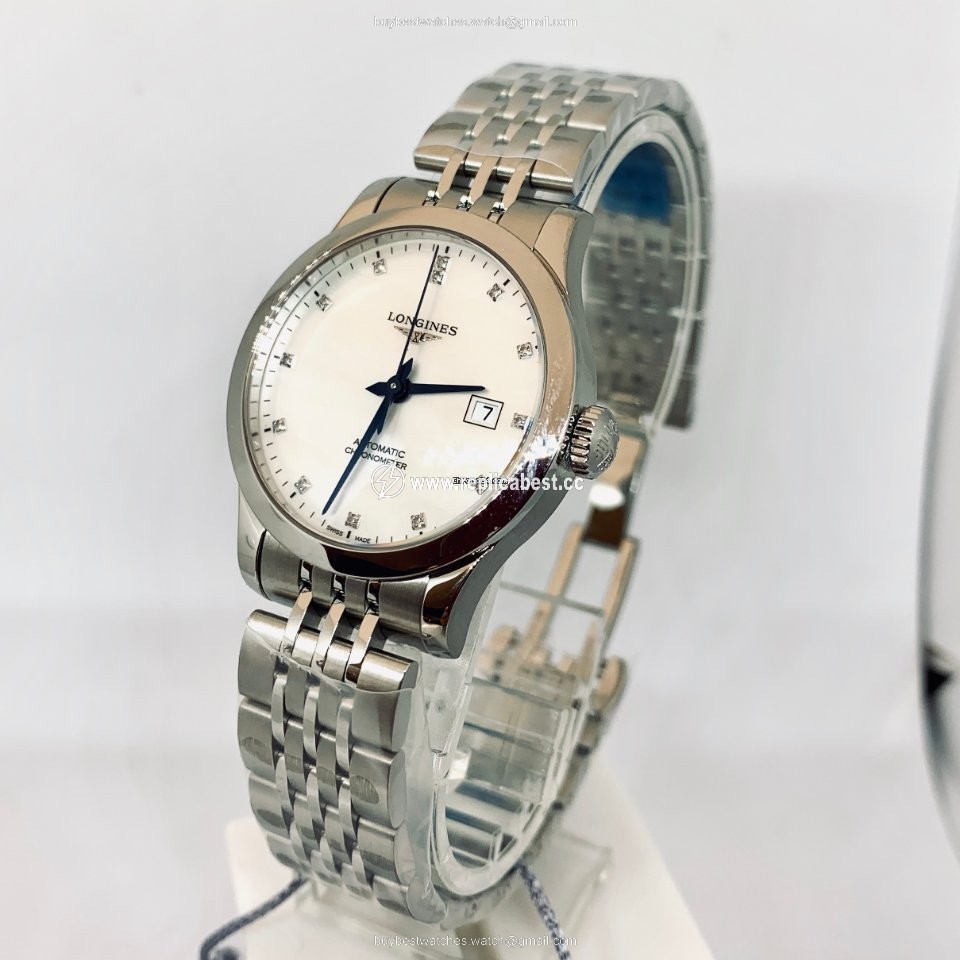 Longines Record Womens watch Automatic Steel L2.321.4.87.6