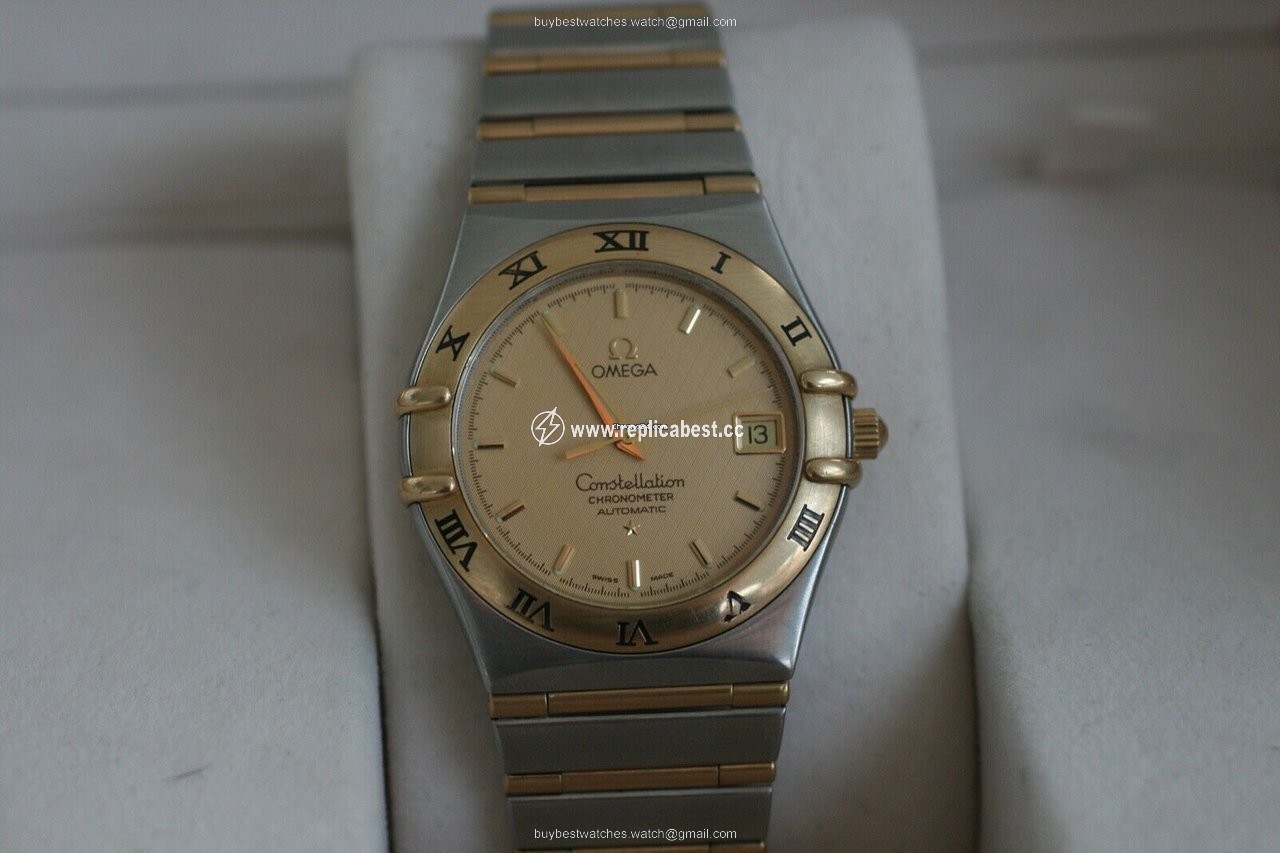 Omega Constellation Mens watch Unisex Automatic Gold Steel 12021000