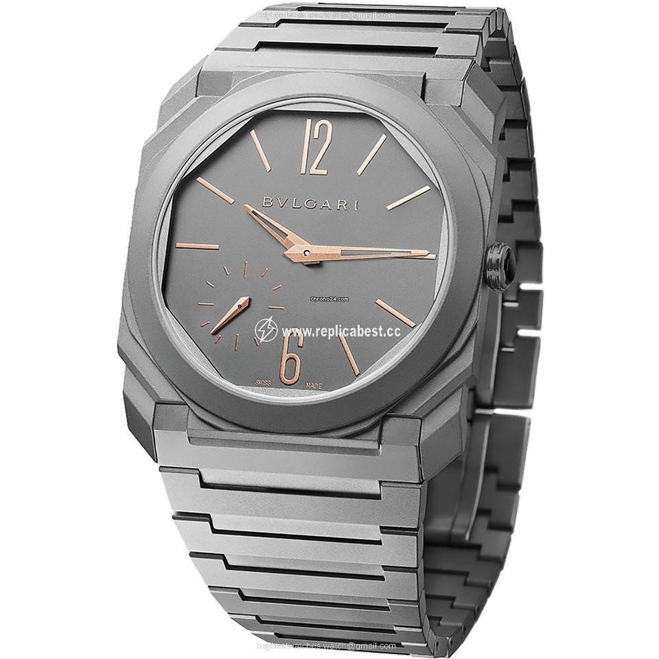 Bulgari Octo Mens watch Unisex Automatic Titanium 103137 BQO40PTTGXTAUTO