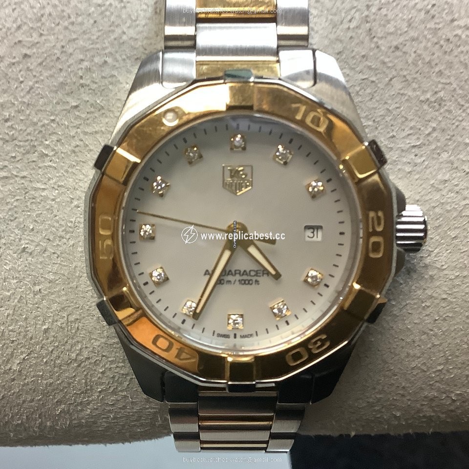 TAG Heuer Aquaracer Lady Womens watch Quartz Gold Steel WAY1451.BD0922
