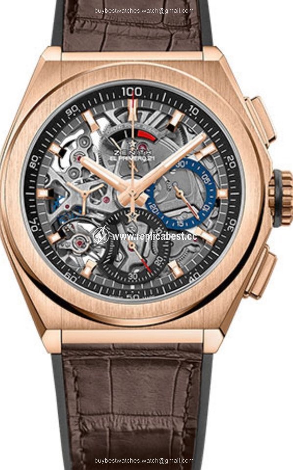 Zenith Defy El Primero Mens watch Unisex Automatic Rose gold 18.9000.9004 71.R585