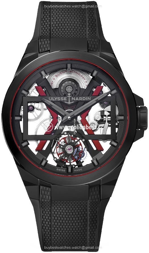 Ulysse Nardin Mens watch Unisex Automatic Ceramic 1723-400-3A BLACK