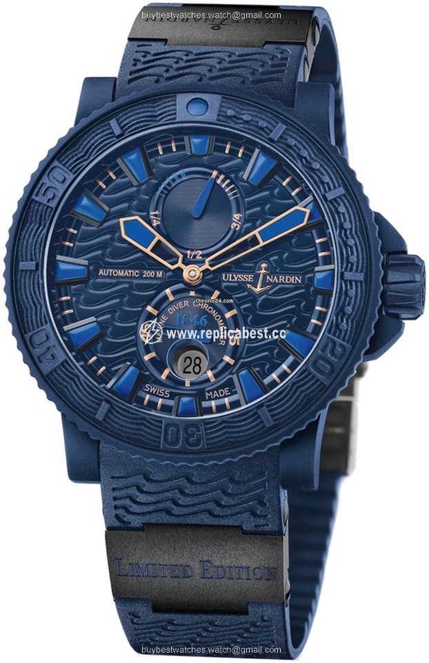 Ulysse Nardin Diver Black Sea Mens watch Unisex Automatic Steel 263-99LE-3C