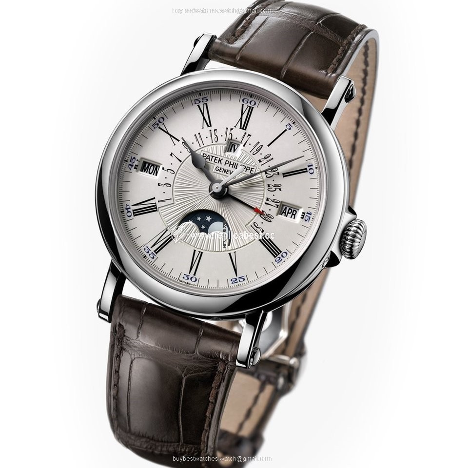 Patek Philippe Perpetual Calendar Mens watch Unisex Automatic White gold 5160G-001