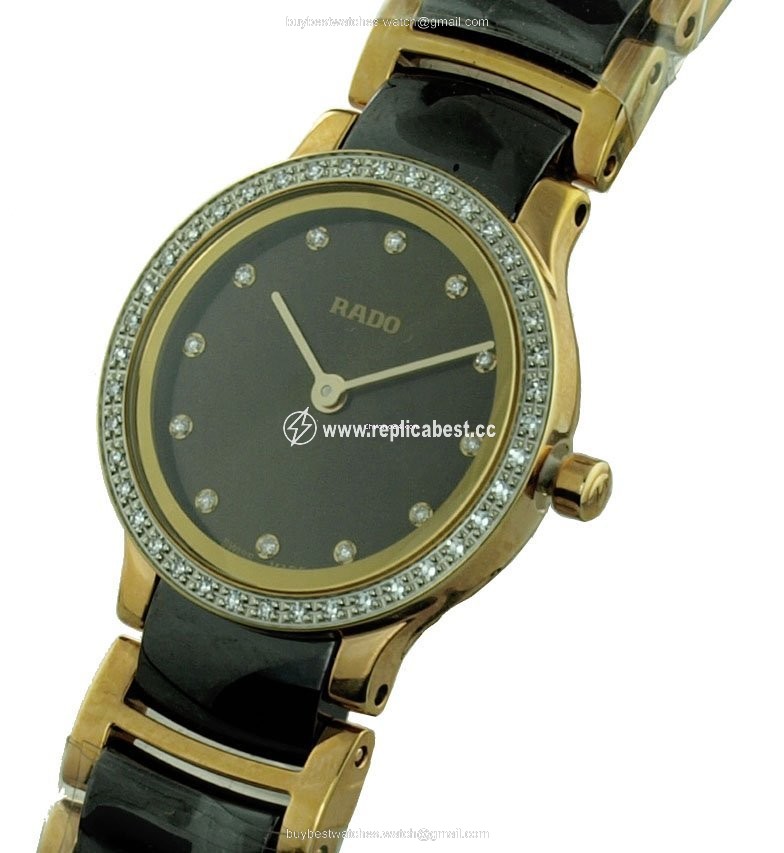 Rado Centrix Womens watch Quartz Gold Steel R30218702