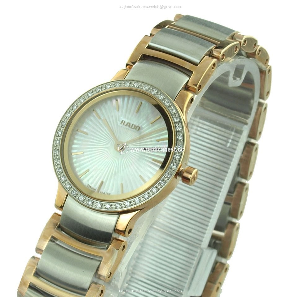 Rado Centrix Womens watch Quartz Gold Steel R30218923