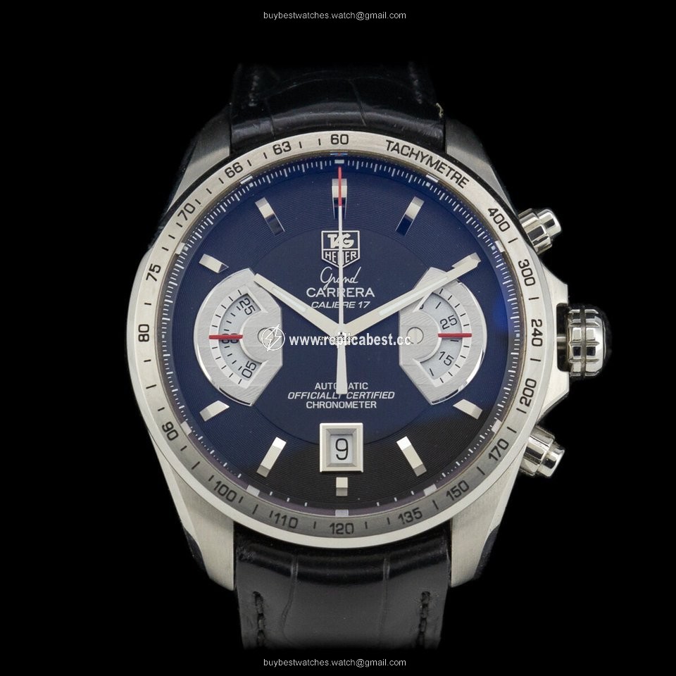 TAG Heuer Grand Carrera Mens watch Unisex Automatic Steel CAV211A.FC6225