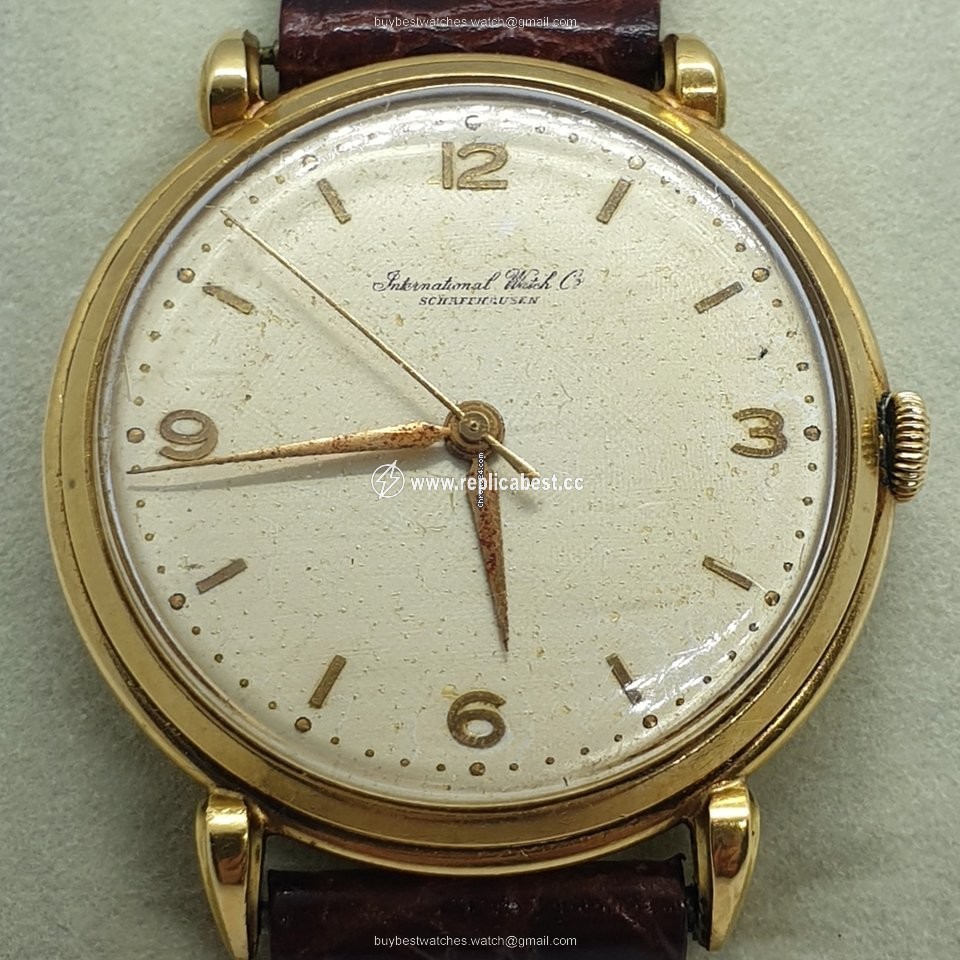 IWC Mens watch Unisex Manual winding Yellow gold 1264781