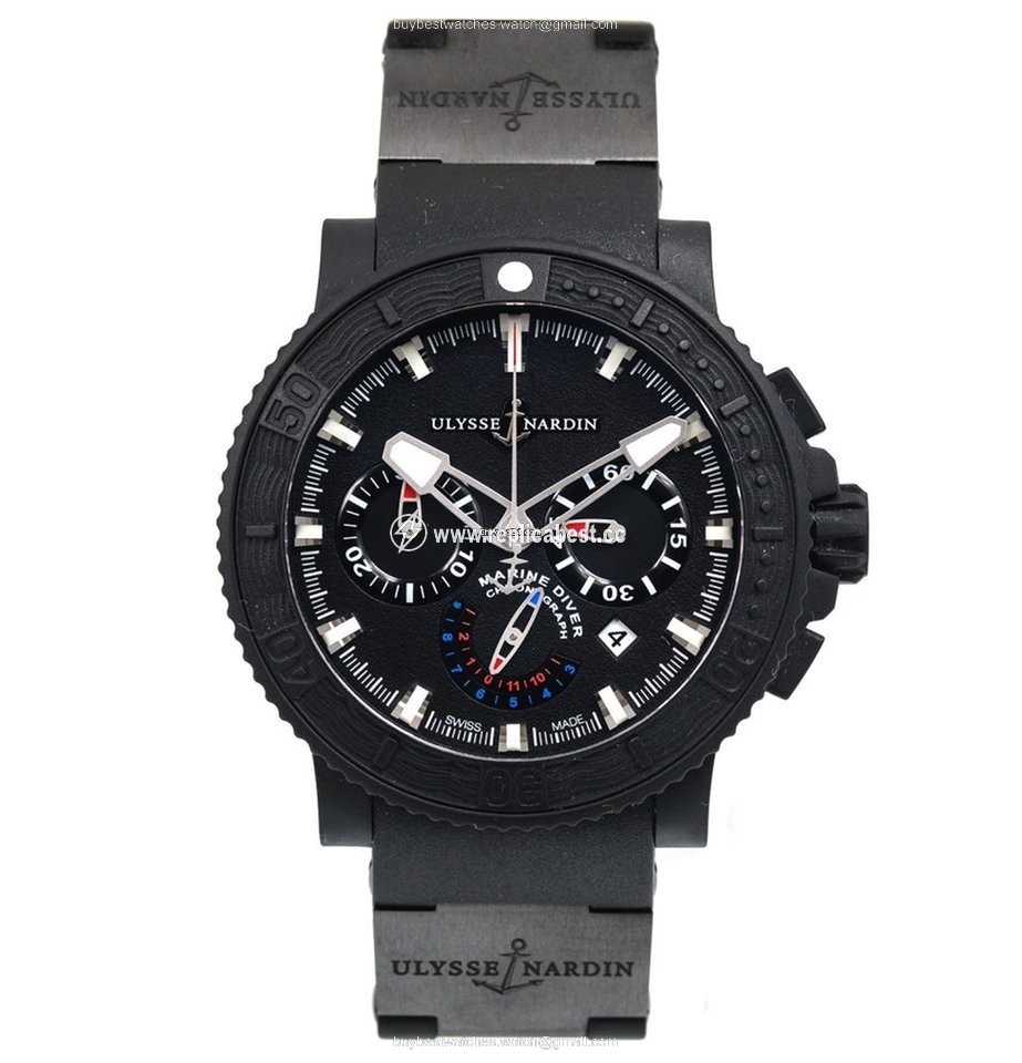 Ulysse Nardin Diver Black Sea Mens watch Unisex Automatic Steel 353-92