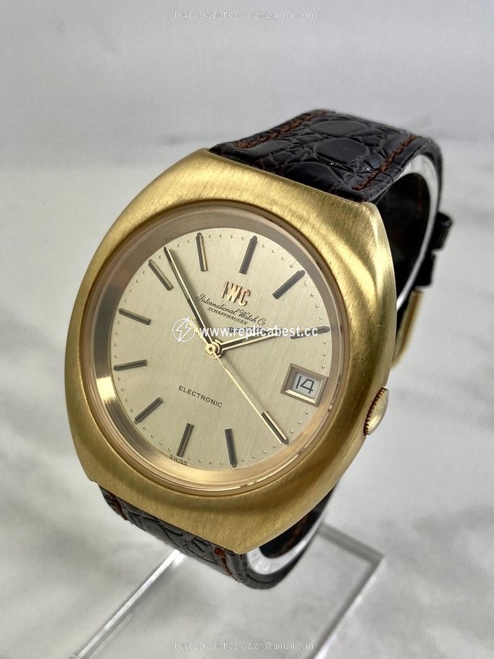IWC Mens watch Unisex Quartz Yellow gold 3406
