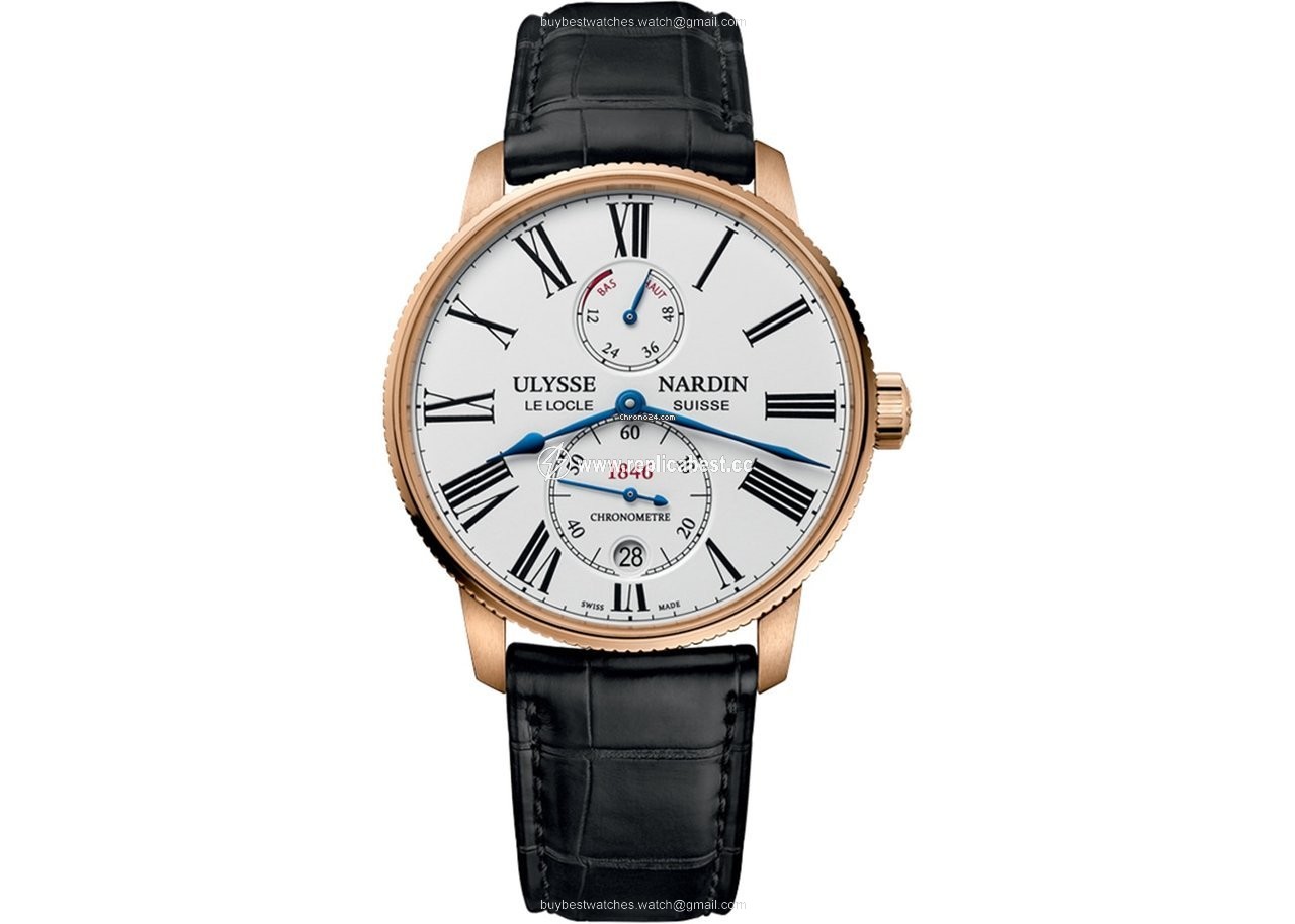 Ulysse Nardin Marine Torpilleur Mens watch Unisex Automatic Rose gold 1182-310-3 40