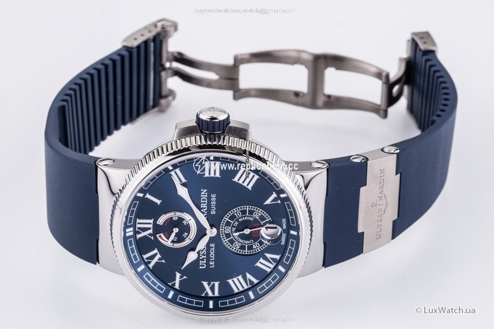 Ulysse Nardin Marine Chronometer Manufacture Mens watch Unisex Automatic Steel 1183-126-3 43