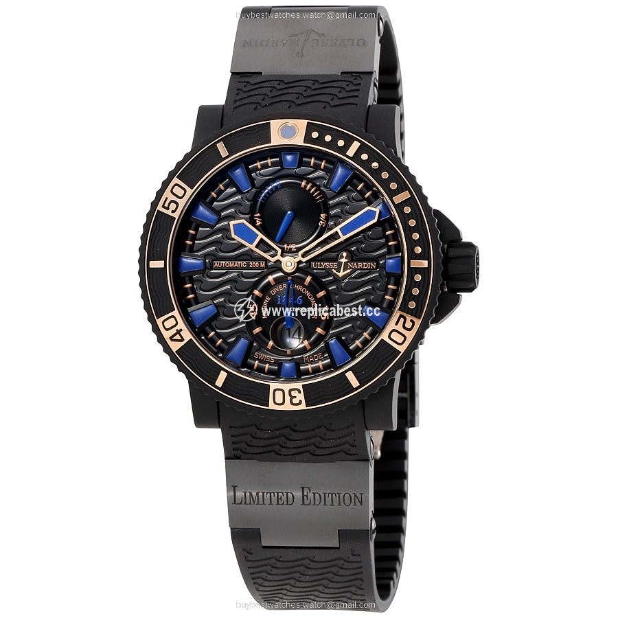 Ulysse Nardin Diver Black Sea Mens watch Unisex Automatic Steel 263-92LE-3C 923-RG
