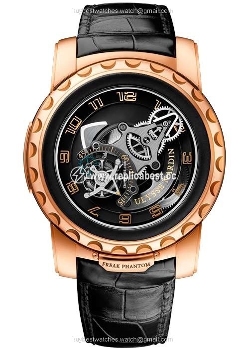 Ulysse Nardin Freak Mens watch Unisex Manual winding Rose gold 2086-115