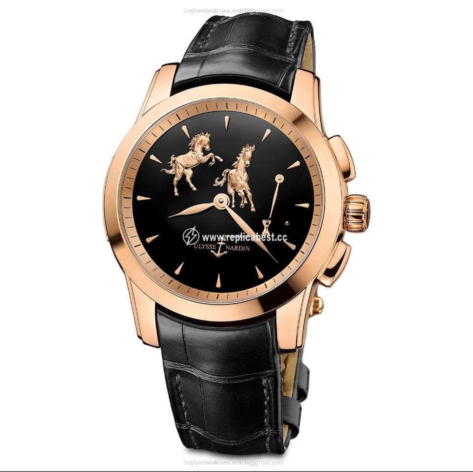 Ulysse Nardin Hourstriker Mens watch Unisex Automatic Rose gold 6106-130 E2-HORSE