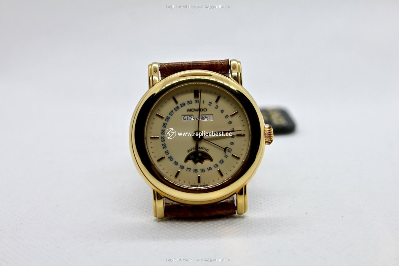 Movado Mens watch Unisex Automatic Yellow gold 40 B1 870 3 417 JMI