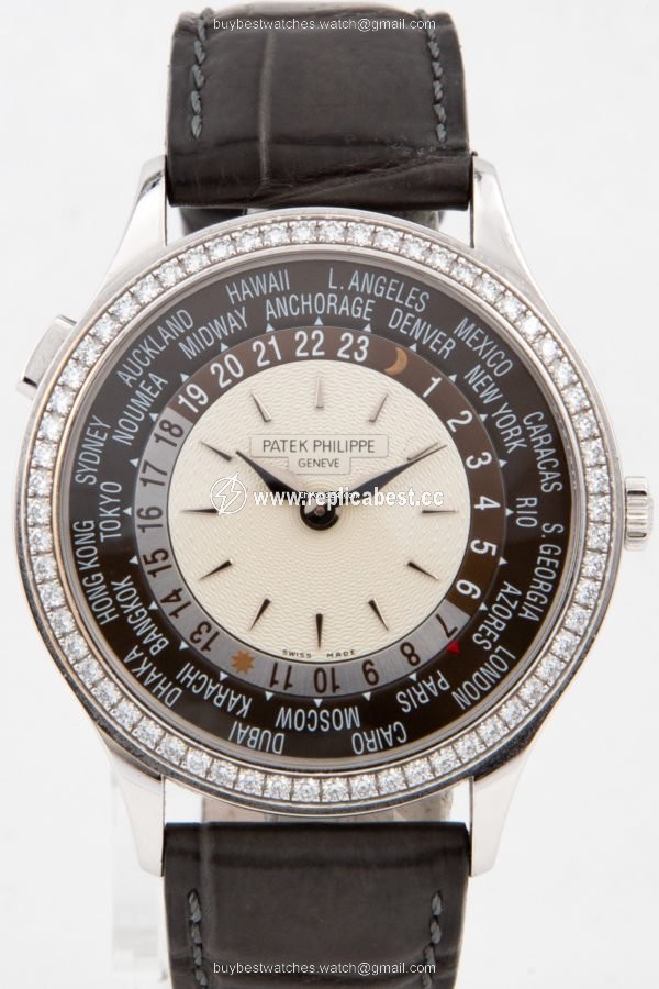 Patek Philippe World Time Womens watch Automatic White gold 7130G-001