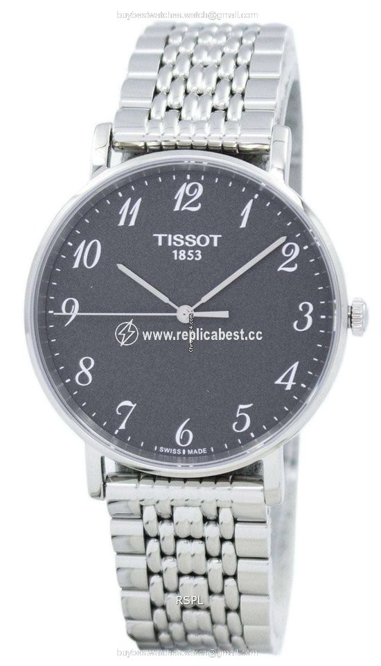 Tissot T-Classic Mens watch Unisex Quartz Steel T109.410.11.072.00