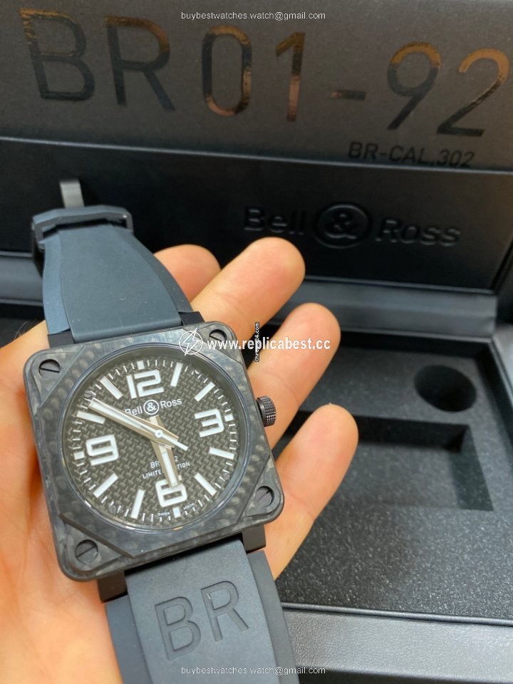 Bell & Ross BR 01-92 Mens watch Unisex Automatic Carbon BR0192-CA-FIBER