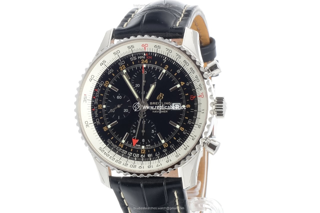 Breitling Navitimer World Mens watch Unisex Automatic Steel A2432212 B726 760P