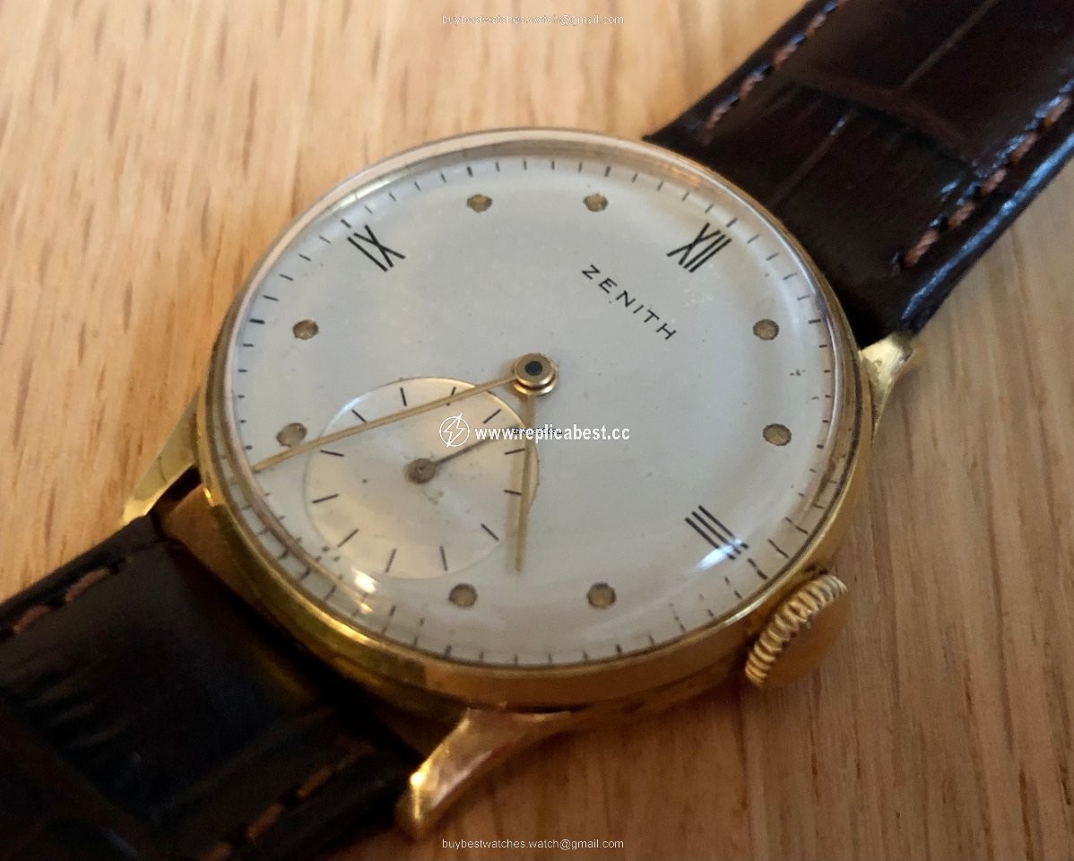 Zenith Mens watch Unisex Manual winding Yellow gold 398077 124 12 4
