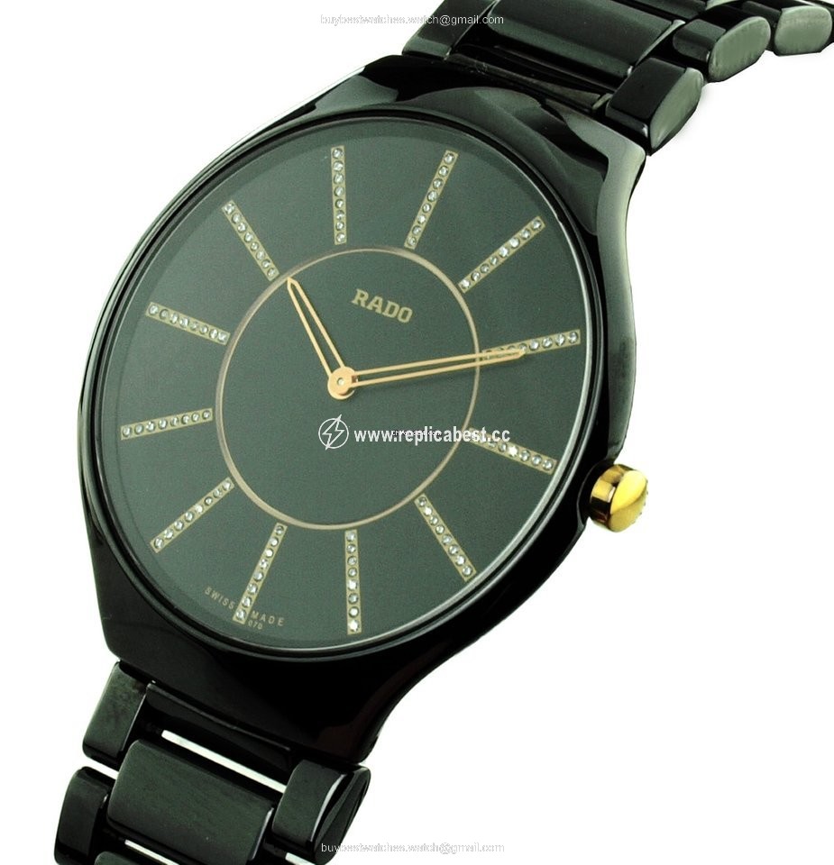 Rado True Thinline Mens watch Unisex Quartz Ceramic R27741702