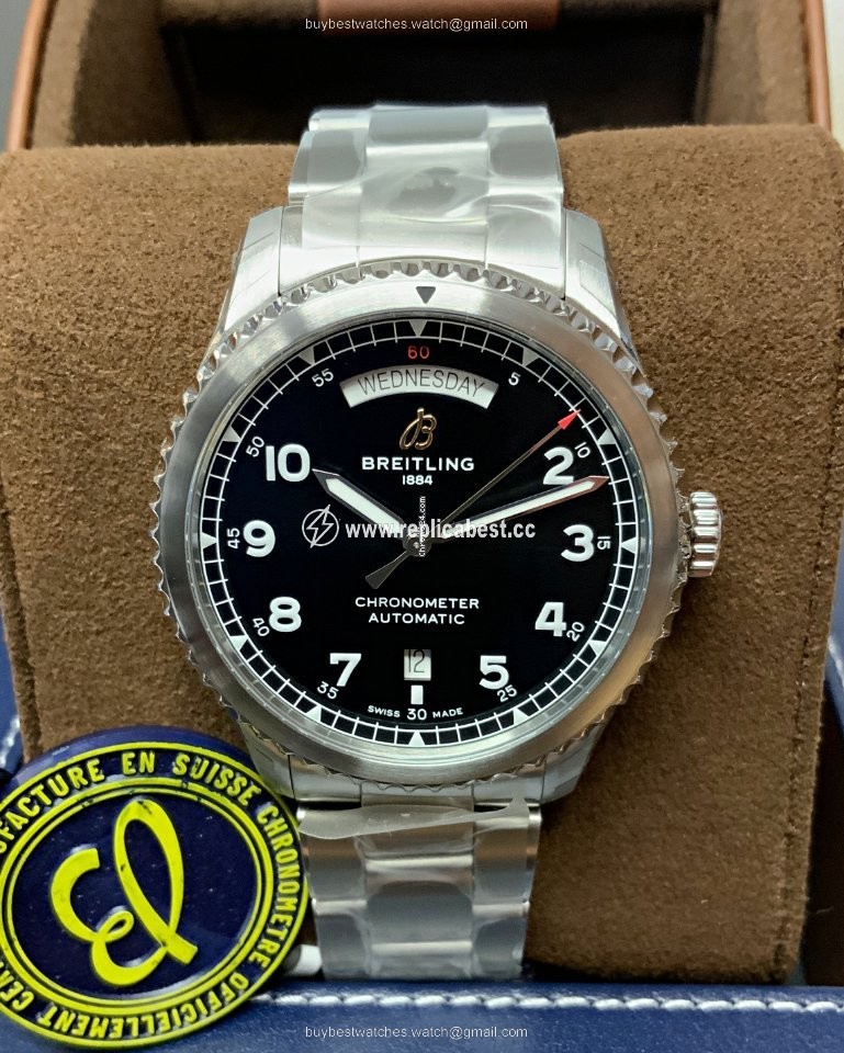 Breitling Aviator 8 Mens watch Unisex Automatic Steel A45330101B1X1