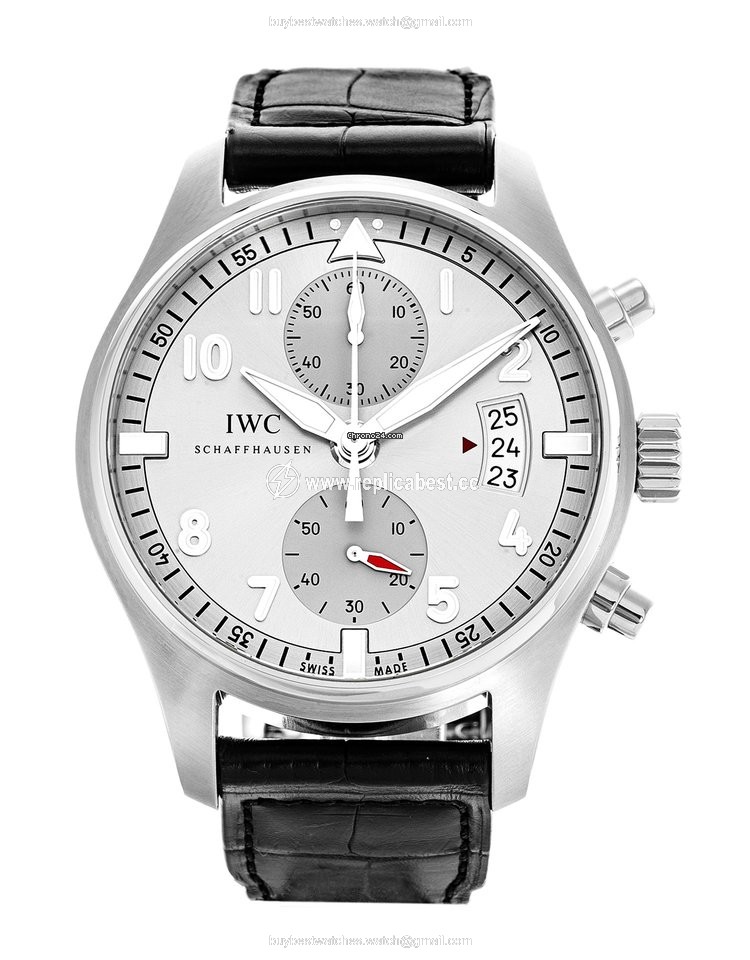 IWC Pilot Spitfire Chronograph Mens watch Unisex Automatic Steel IW387809