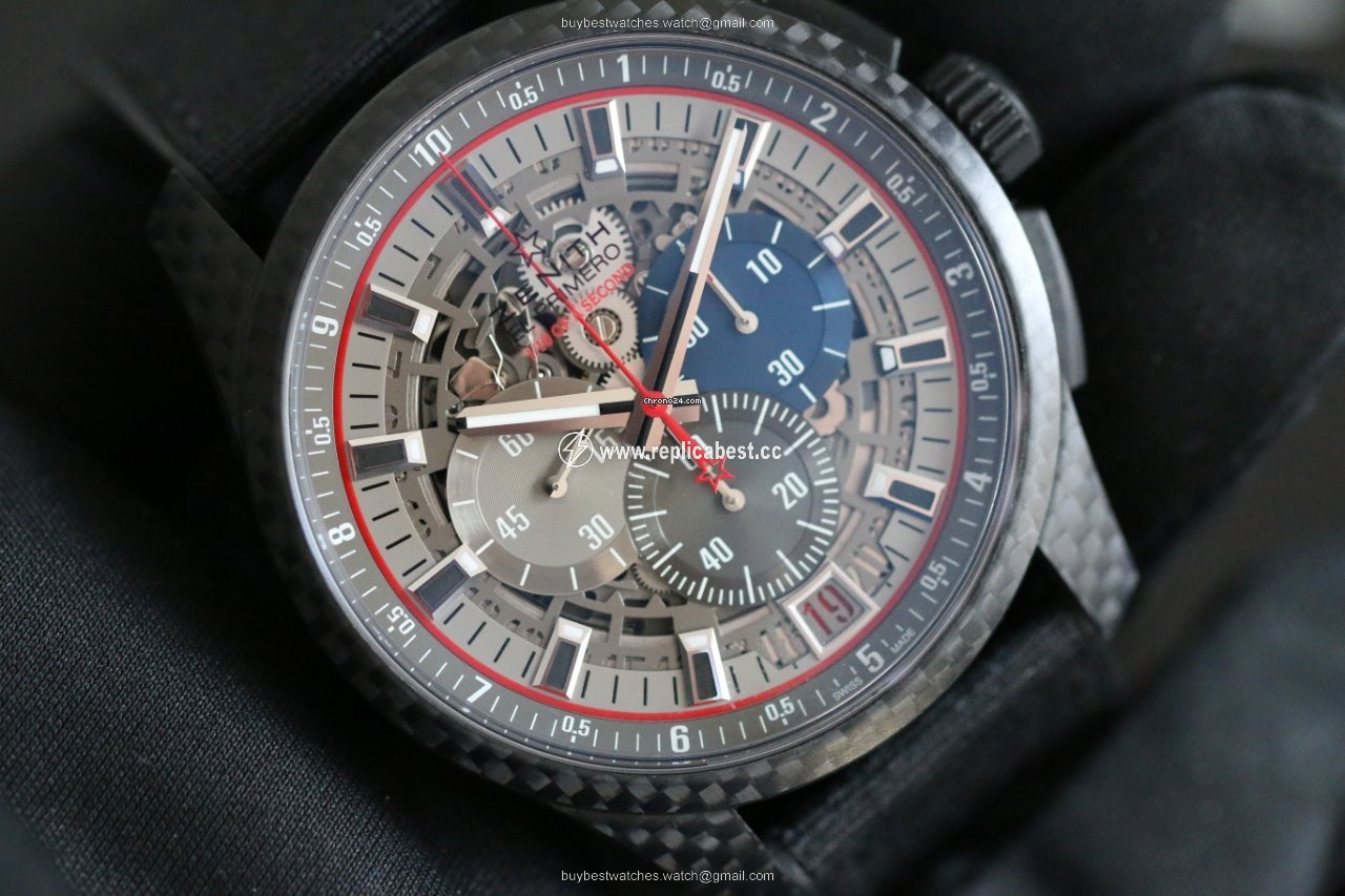 Zenith El Primero Lightweight Mens watch Unisex Carbon 10.2260.4052W 98.R573