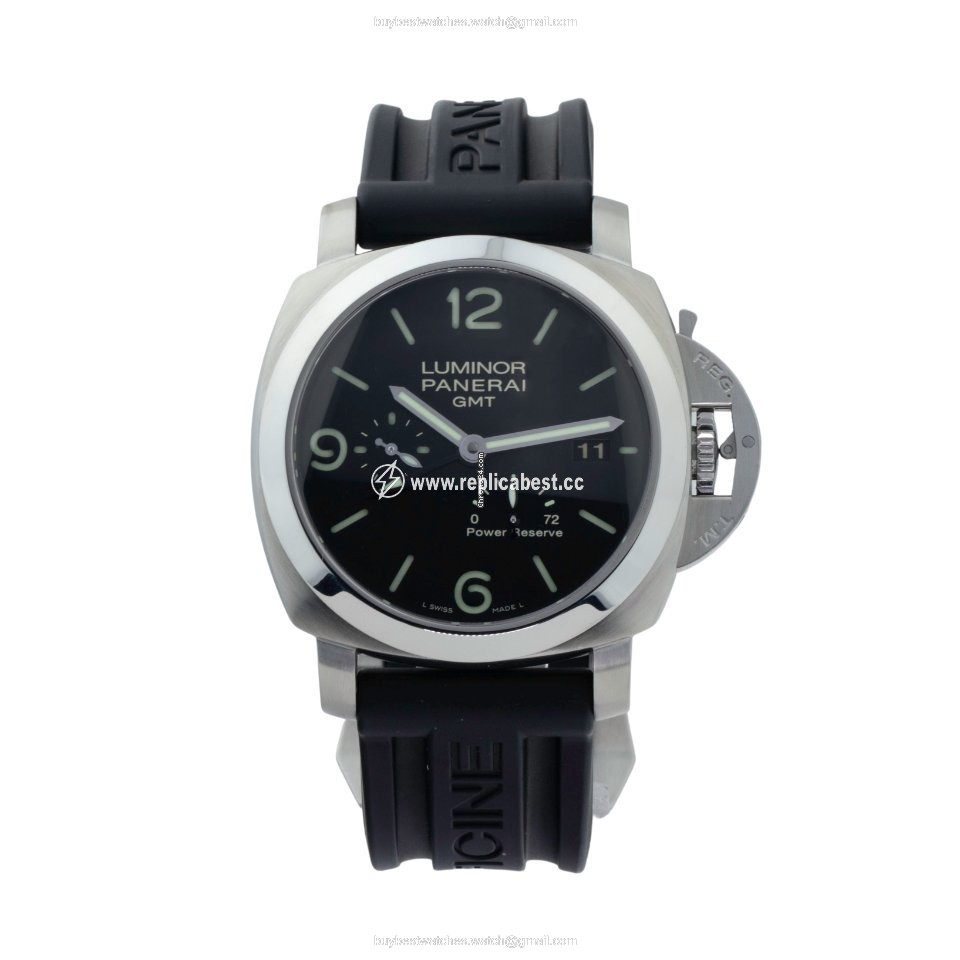 Panerai Luminor 1950 3 Days GMT Power Reserve Automatic Mens watch Unisex Automatic Steel PAM321