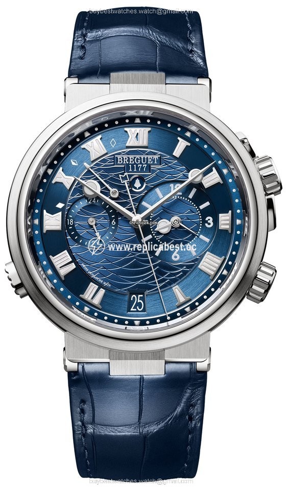 Breguet Marine Mens watch Unisex Automatic White gold 5547BB Y2 9ZU