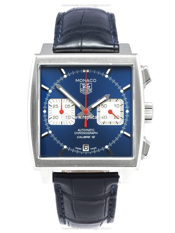 TAG Heuer Monaco Calibre 12 Mens watch Unisex Automatic Steel CAW2111.FC6183
