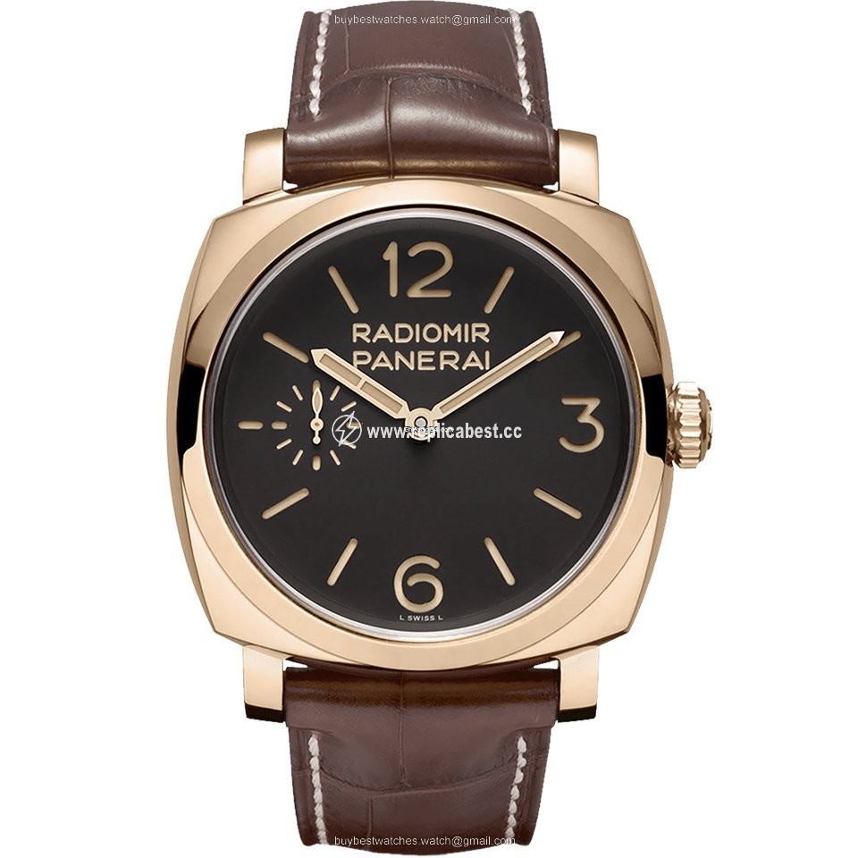 Panerai Special Editions Mens watch Unisex Manual winding Rose gold PAM00398