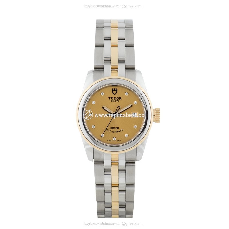 Tudor Glamour Date Womens watch Automatic Gold Steel 51003-0003