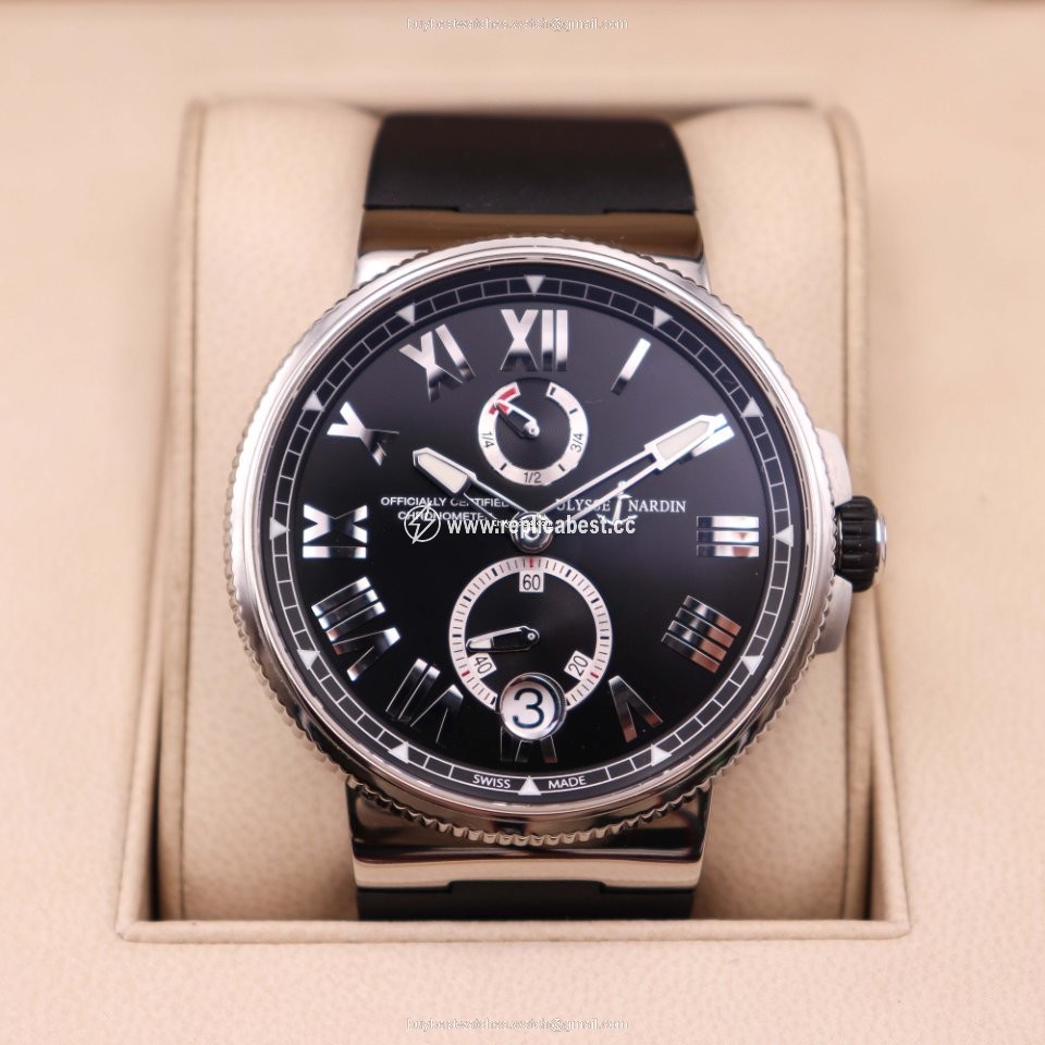 Ulysse Nardin Marine Chronometer Manufacture Mens watch Unisex Automatic Steel 1183-122-3 42