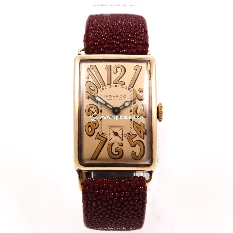 Movado Mens watch Unisex Manual winding Yellow gold MOVADO VINTAGE 1920