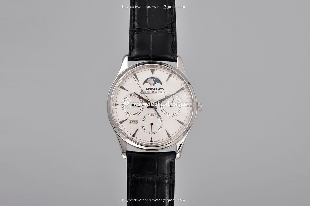 Jaeger-LeCoultre Master Ultra Thin Perpetual Automatic White gold 176.3.21.S