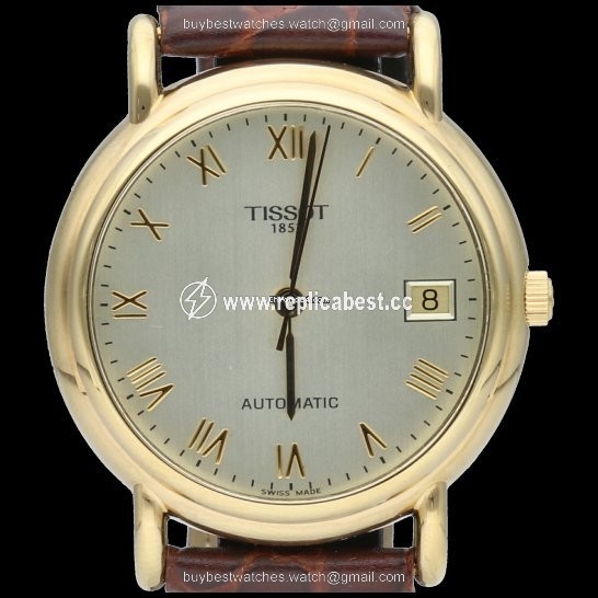 Tissot Carson Mens watch Unisex Automatic Yellow gold T0854073601100