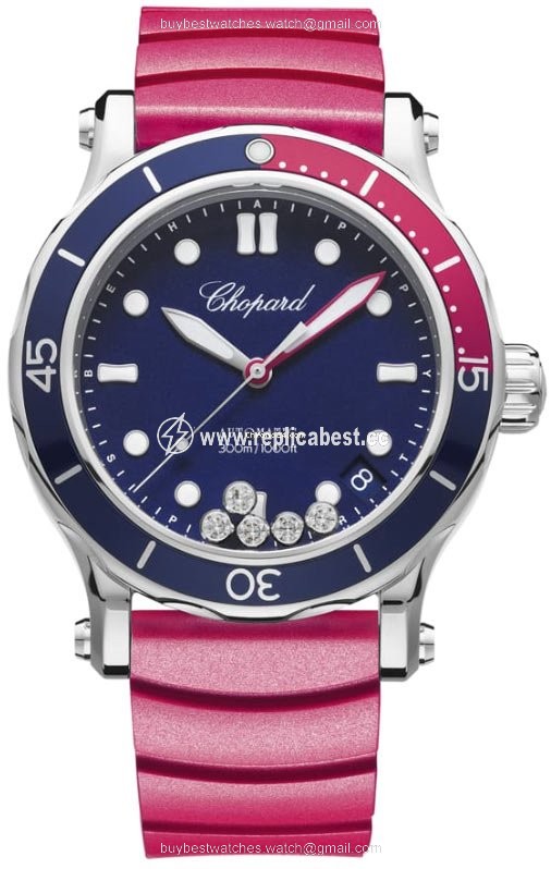 Chopard Happy Diamonds Womens watch Automatic Steel 278587-3002 Happy Ocean
