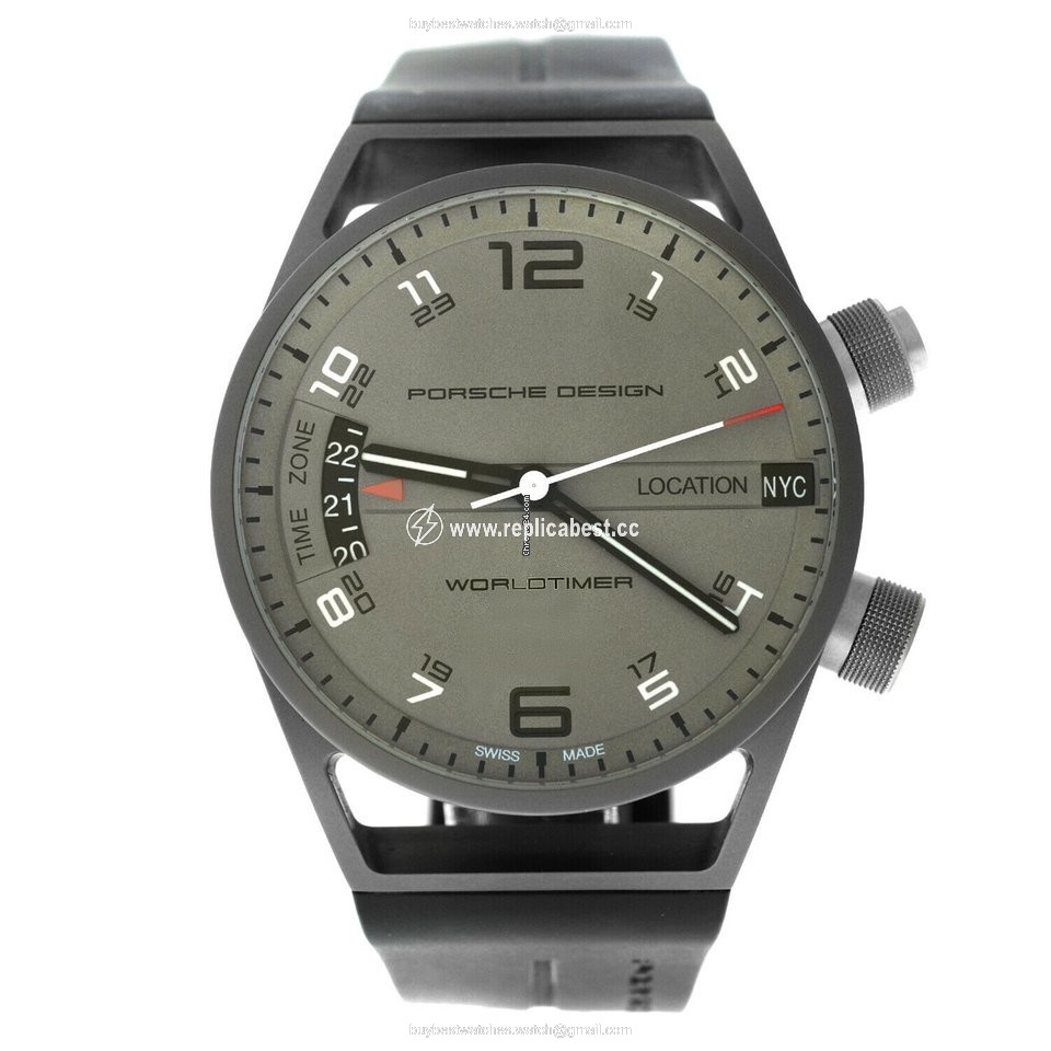 Porsche Design Worldtimer Mens watch Unisex Automatic Titanium P6750 6750.10.24.1180