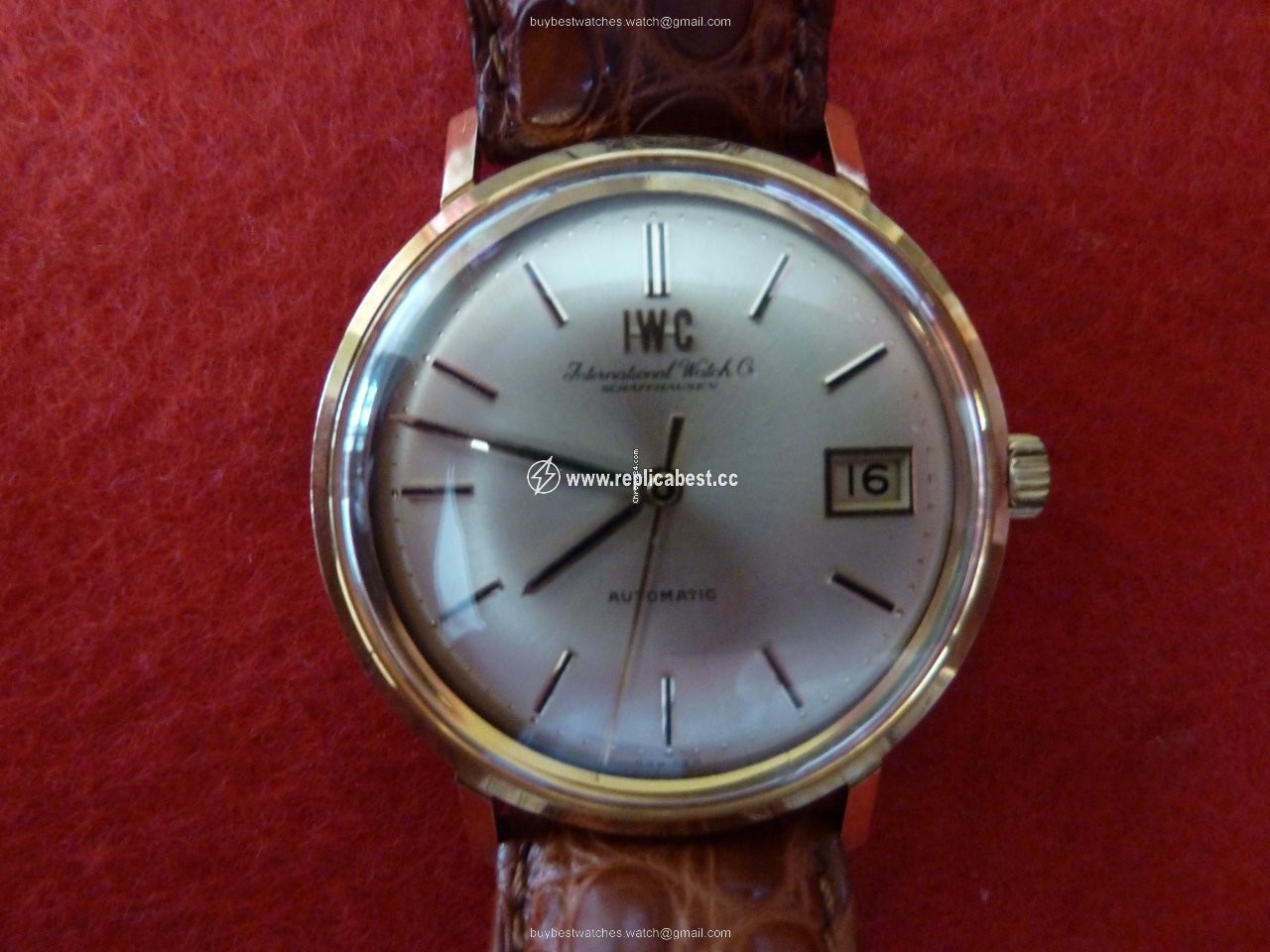 IWC Mens watch Unisex Automatic Yellow gold 1818