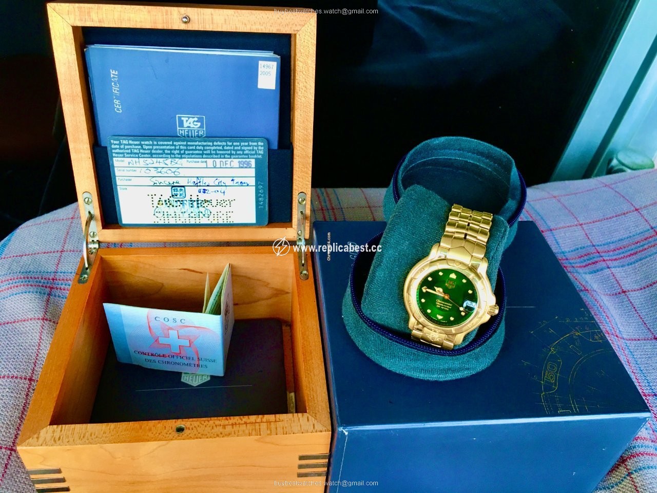 TAG Heuer 6000 Mens watch Unisex Automatic Yellow gold 3606