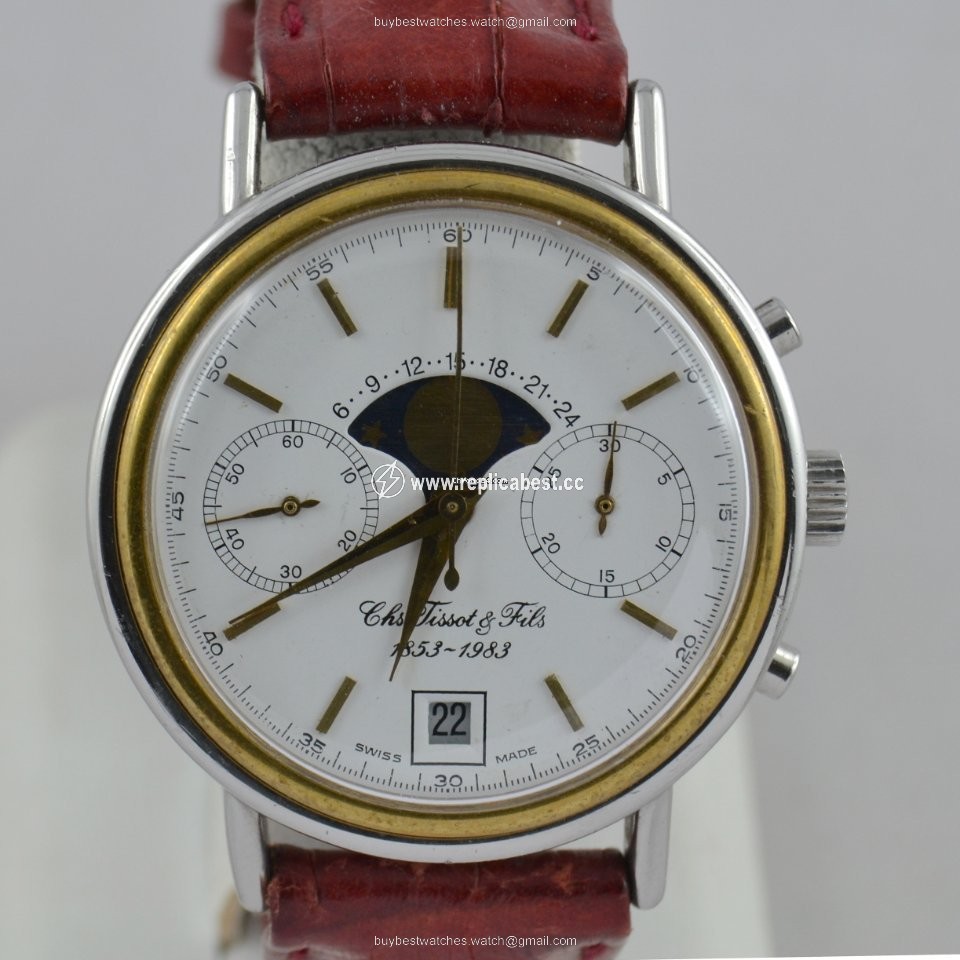 Tissot Mens watch Unisex Manual winding Gold Steel 41005