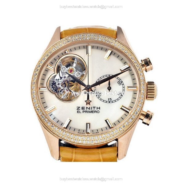 Zenith El Primero Chronomaster Lady Womens watch Automatic Rose gold 22.2150.4062 81.C753
